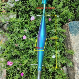 hot pipe titanium with header 7/8"