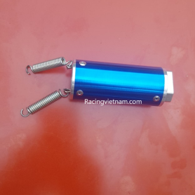 Silencer lenght  3" Blue