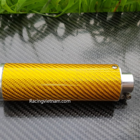 Silencer cacbon fiber Yellow